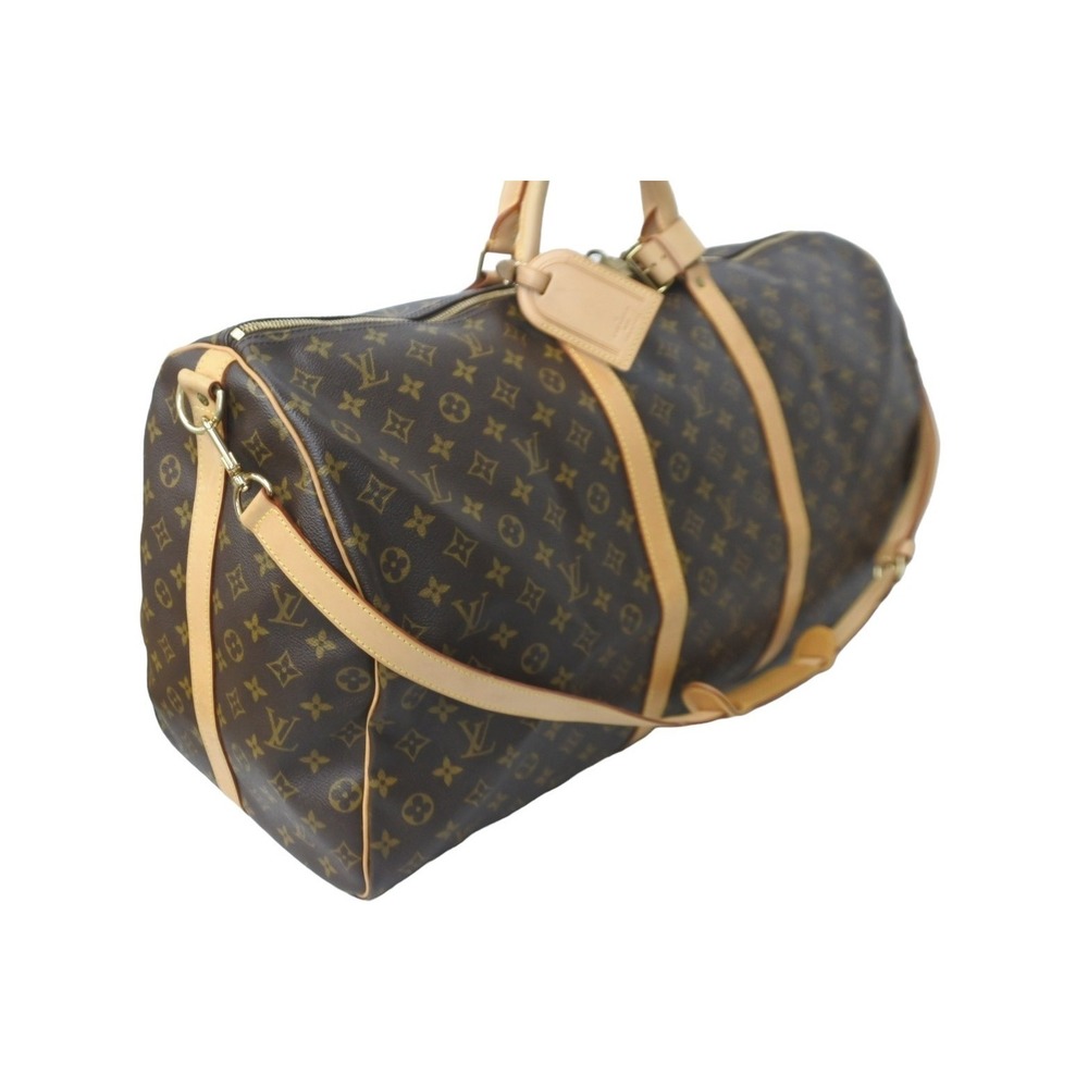 LOUIS VUITTON Keepall Bandouliere Monogram Canvas Boston Bag - Picture 2 of 8